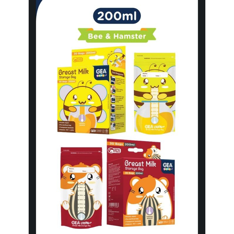 Kantong ASI GEA 200ml Plastik ASI