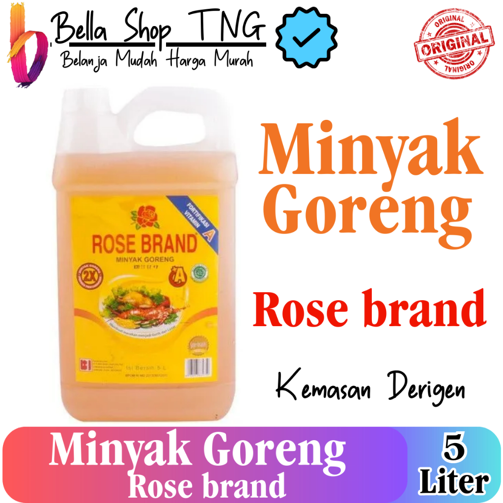 

Rose Brand Minyak Goreng 5 Liter Kemasan Derigen