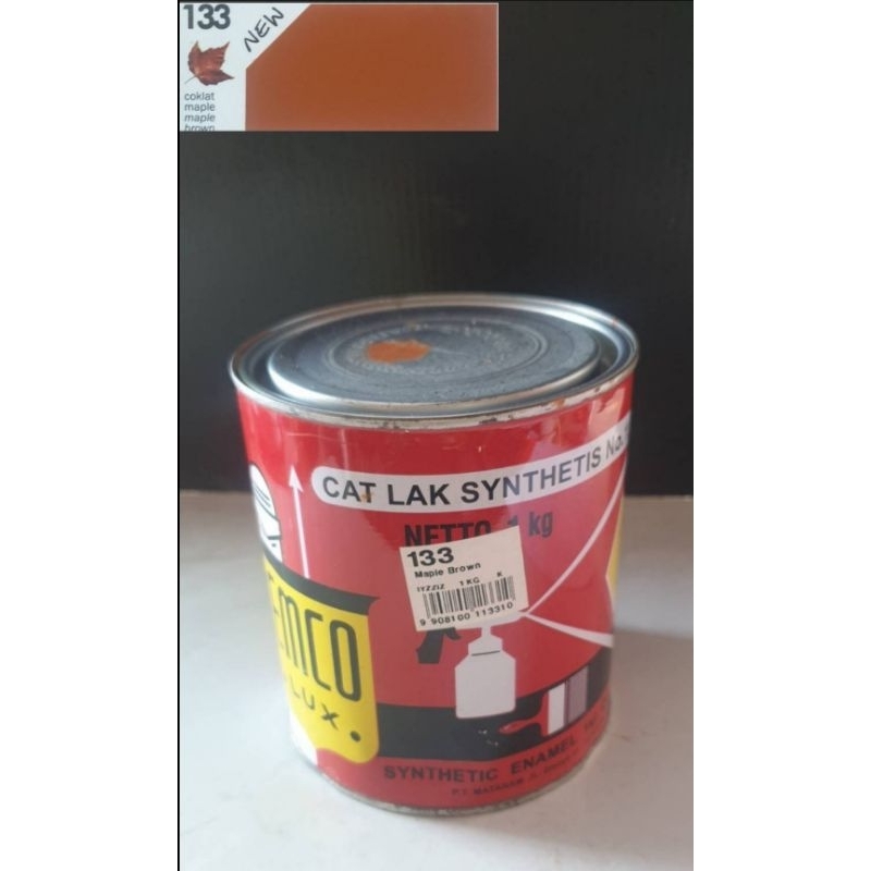Cat kayu dan besi emco no 133 warna coklat maple