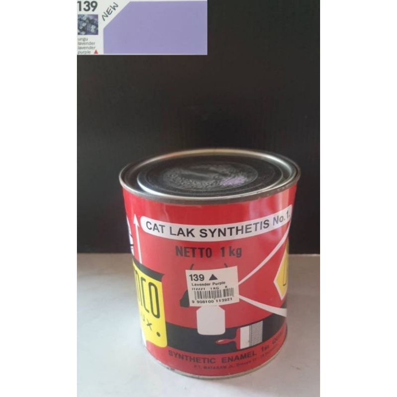 Cat kayu dan besi emco no 139 warna ungu lavender