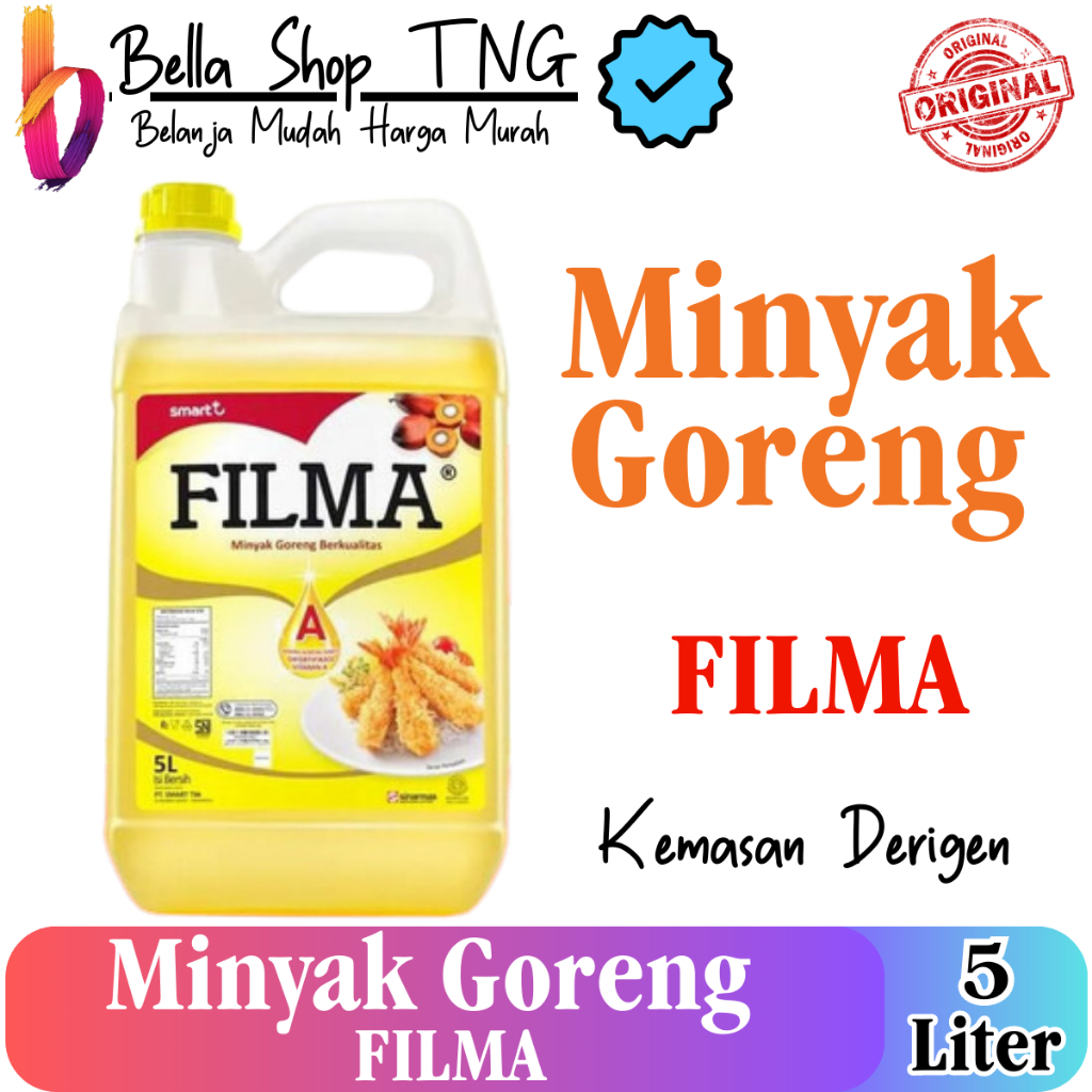 

FILMA Minyak Goreng 5 Liter Kemasan Derigen