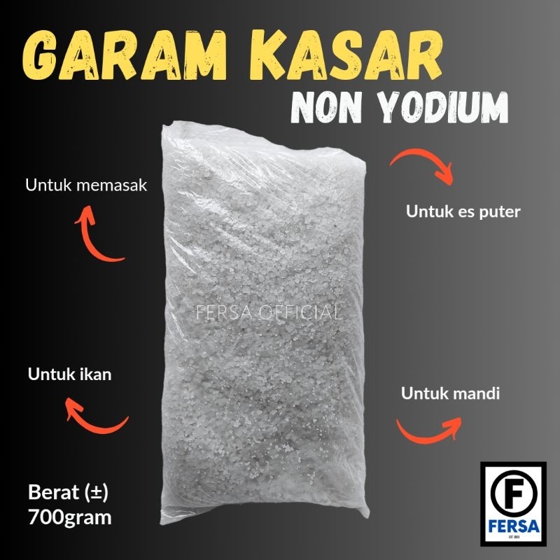 Garam Kasar/Garam Krosok/Garam Masak/Garam Ikan/Garam Es Puter/Garam Mandi
