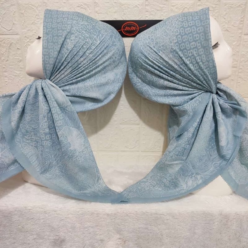 Free Special Gift - MH 02 - JILBAB SEGI EMPAT MOTIF EKSKLUSIF BAHAN VOAL PREMIUM