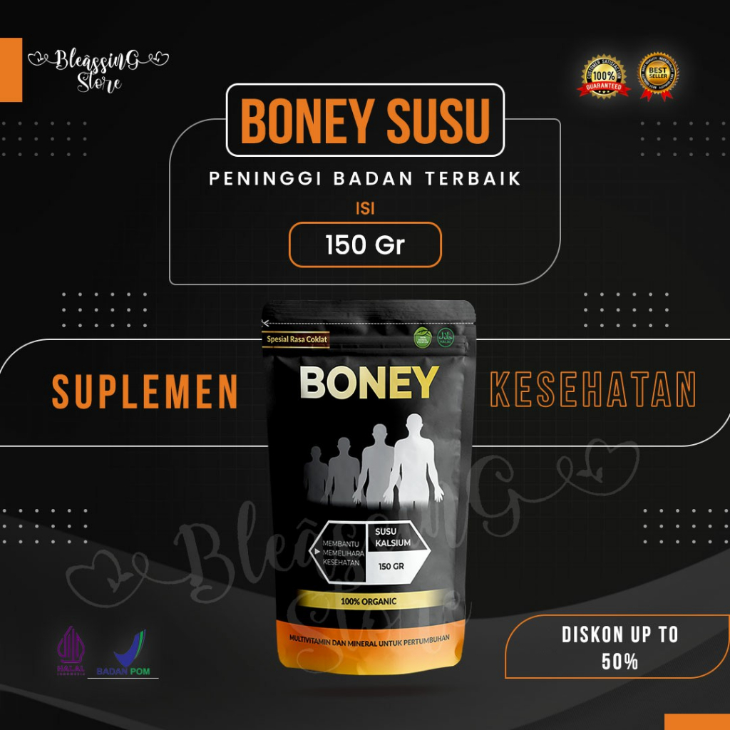 

✨ BONEY SUSU – Maksimalkan Tinggi Badan dalam 21 Hari, Aman dan Terbukti Efektif! ✨
