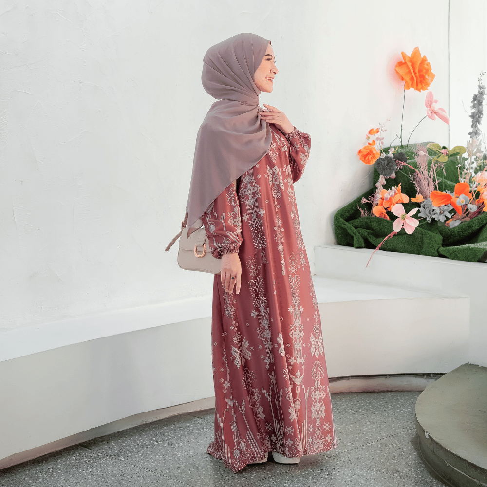 Gamis Dress Wanita Kondangan & Daily Busui Jumbo Size S - 3XL SHIRINZEIN Thalia-2