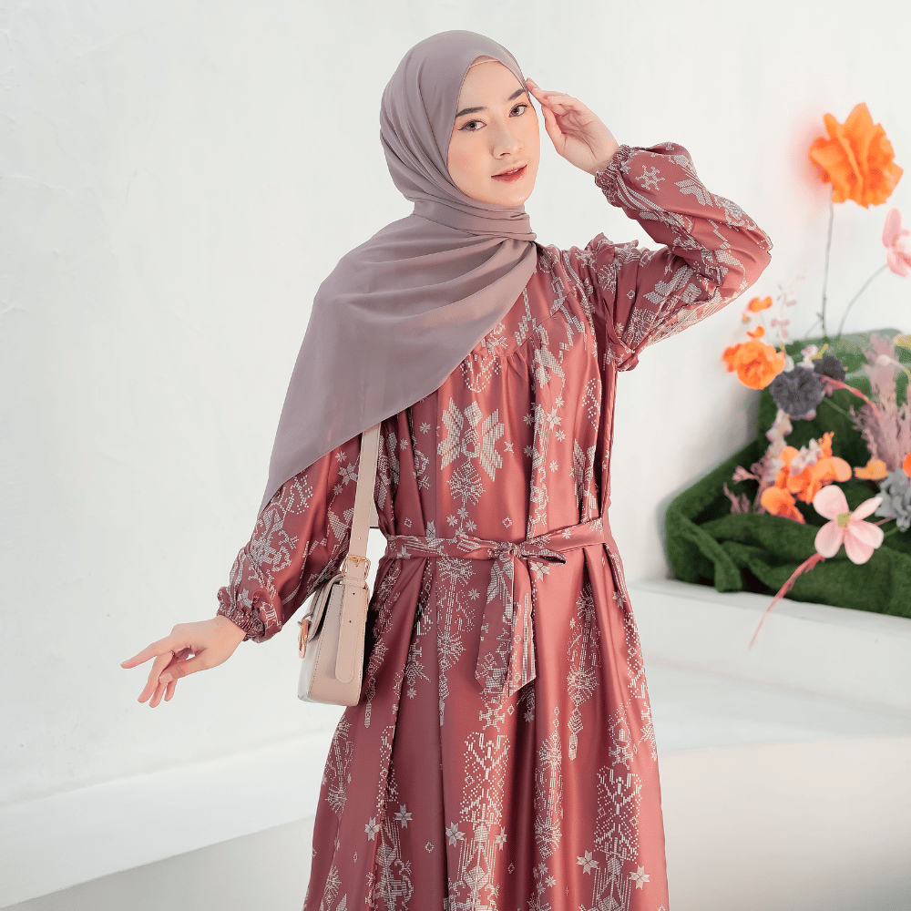 Gamis Dress Wanita Kondangan & Daily Busui Jumbo Size S - 3XL SHIRINZEIN Thalia-4