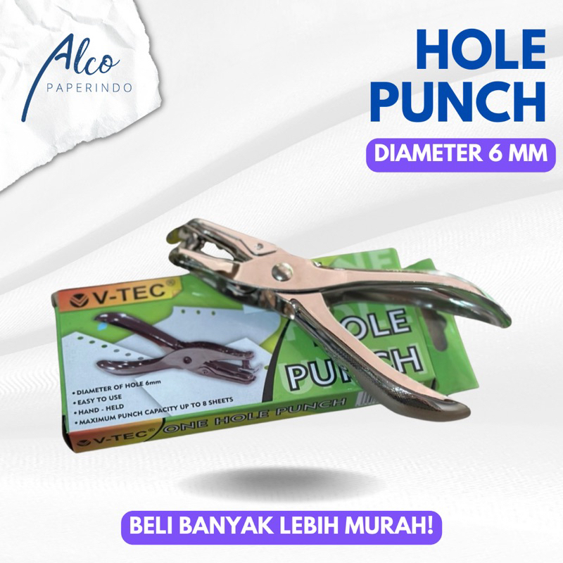 

Hole Punch Pembolong Kertas diameter 6 mm