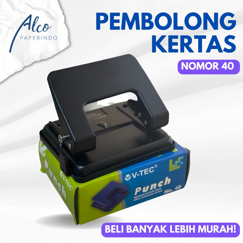 

Perforator Pembolong Kertas Vtec no 40