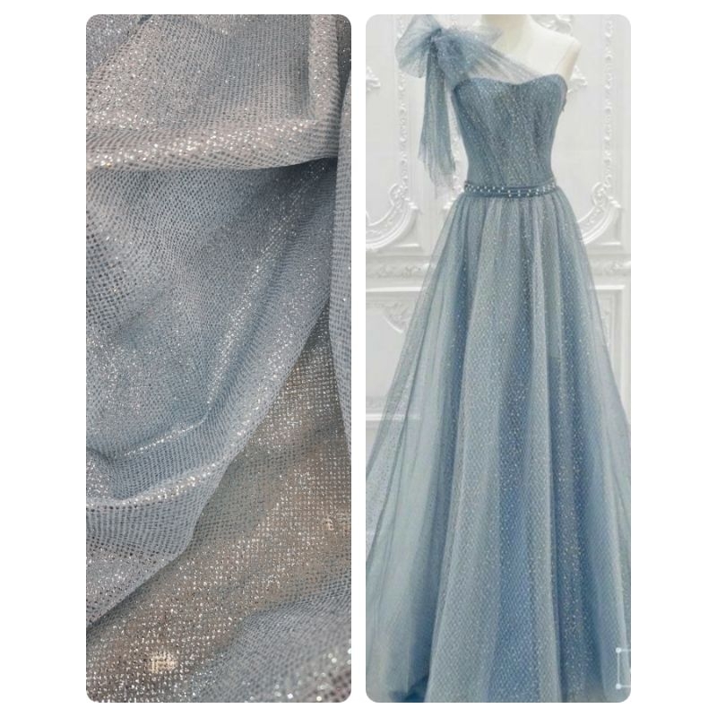 Kain organza glitter