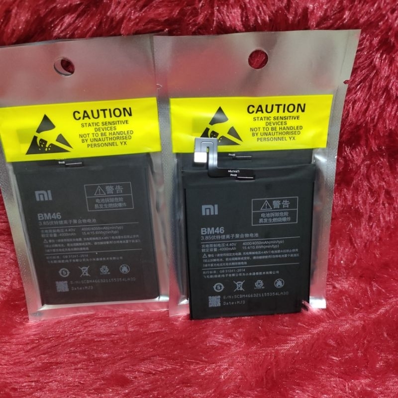 Batrai Baterai Xiaomi BM46 Batrei Xiaomi Redmi Note 3 Redmi Note 3 Pro
