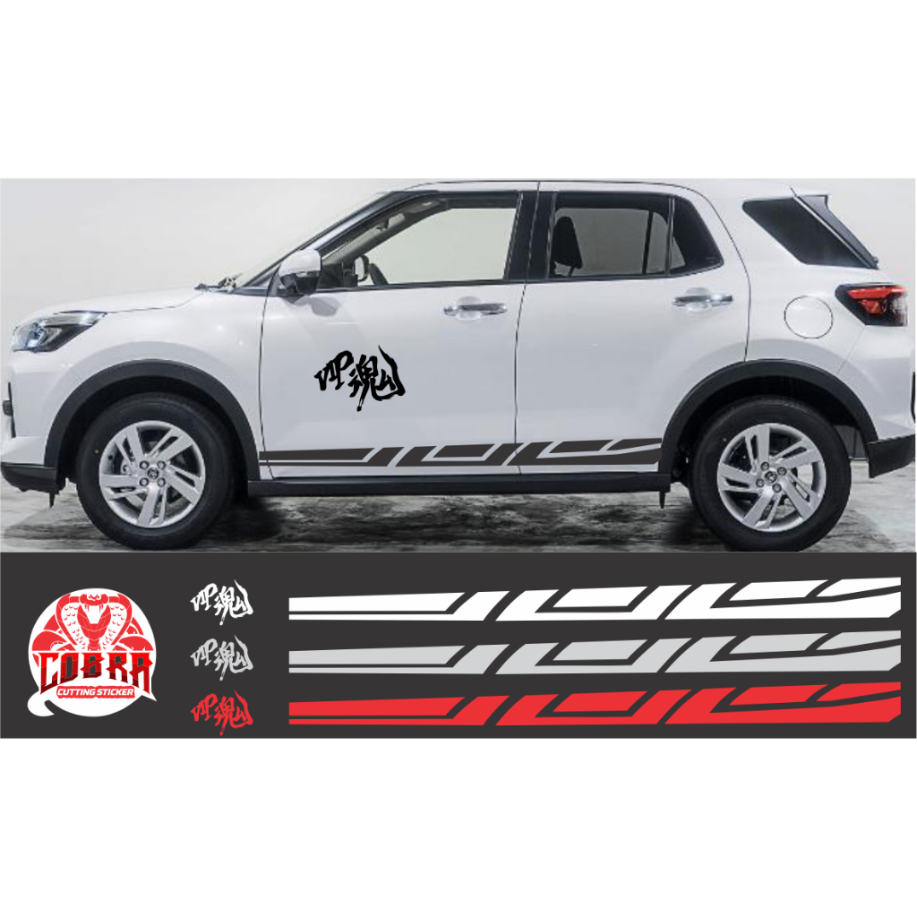 Sticker stiker mobil rocky sticker list daihatsu rocky raize