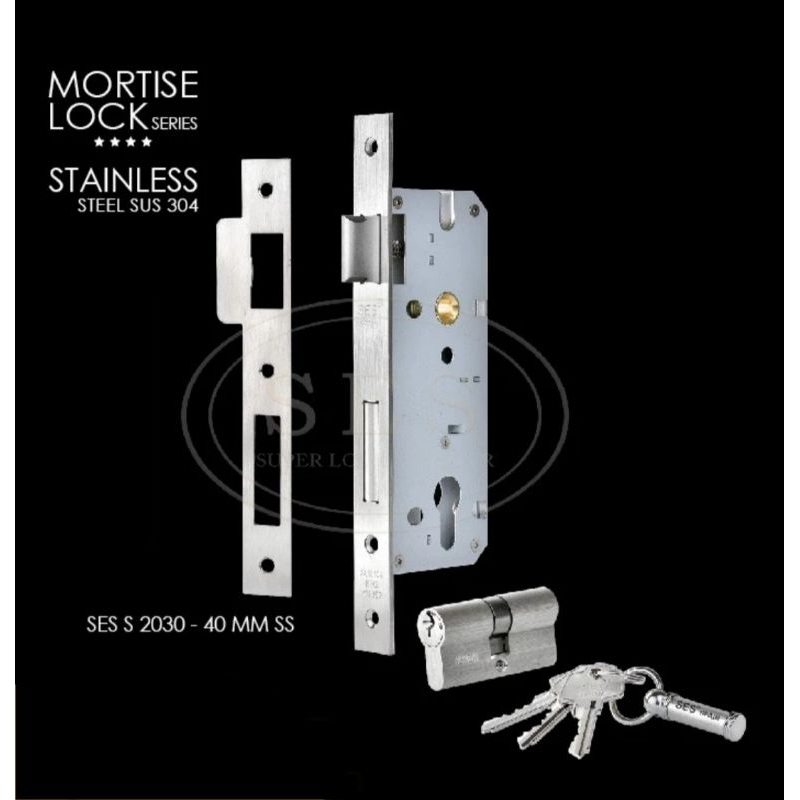 Body Kunci Lidah / Swing Lockcase SES 2030 40mm Stainless 304