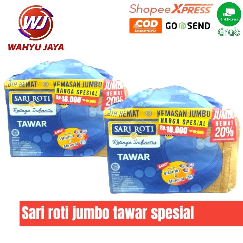 

sari roti jumbo tawar spesial