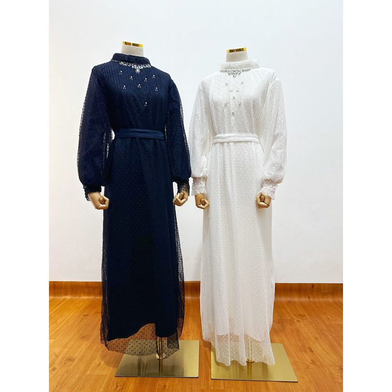 DRESS KONDANGAN | DRESS KONDANGAN JUMBO | NATUSHA PLEATED DRESS