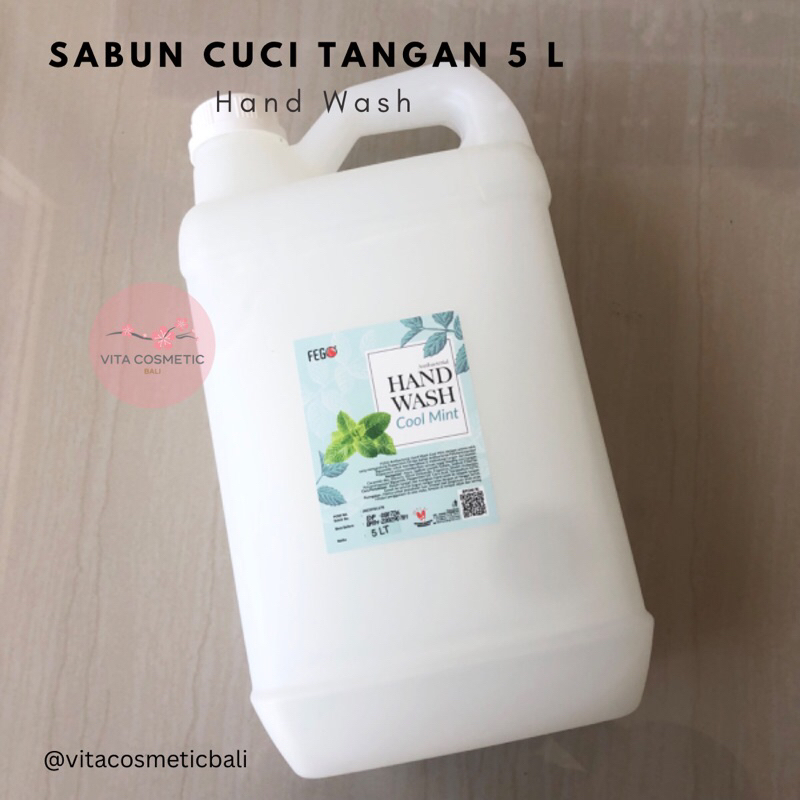 Fego HANDSOAP / HANDWASH hand soap hand heviny wash Sabun Cuci Tangan 5 liter