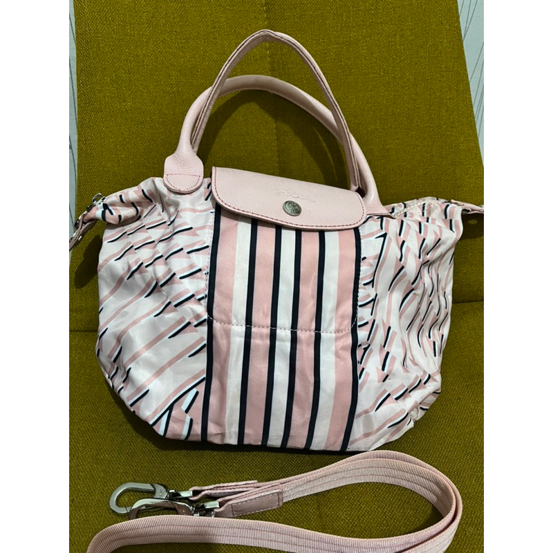 Tas Longchamp Neo Small Short Handle Pastel Pink Petale