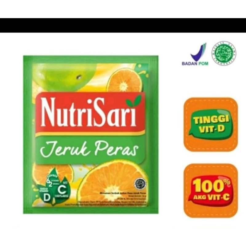 

nutrisari rasa jerukperas 1 renteng