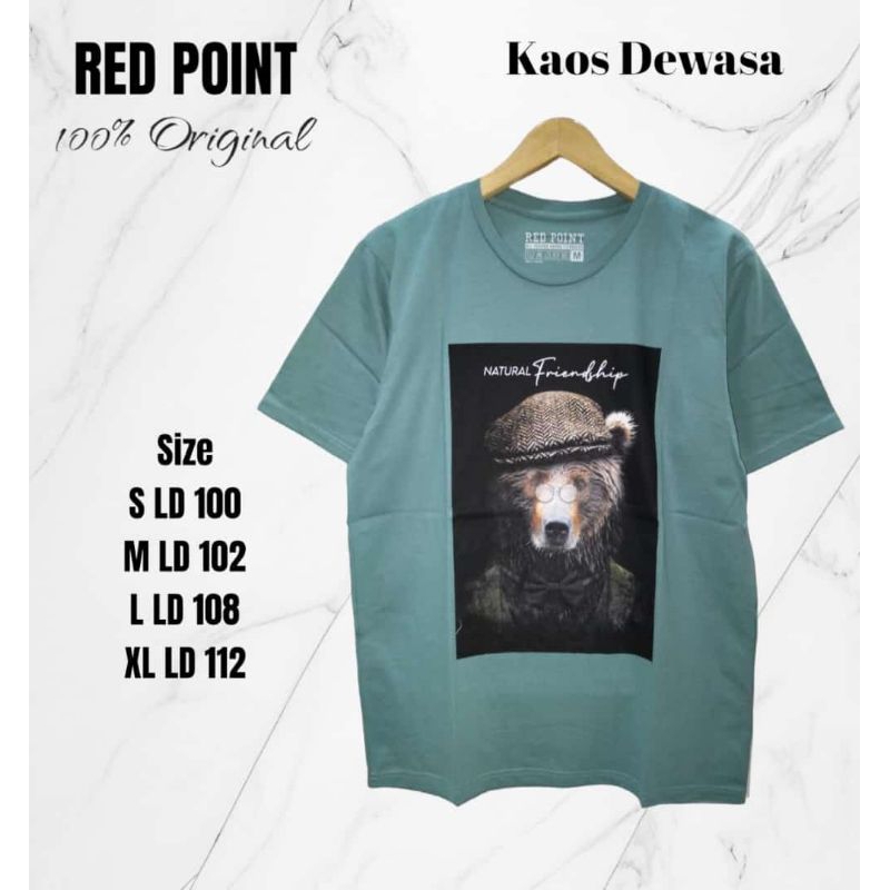 Kaos Dewasa Red Point Bagus