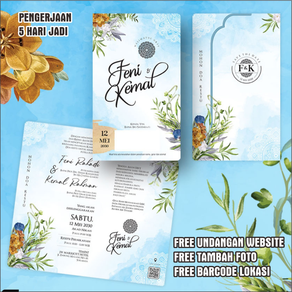 Cetak Undangan pernikahan murah cetak kartu undangan nikah kartu undangan wedding invitation card un