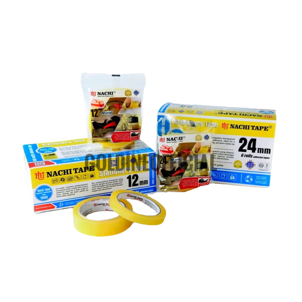 Solasi Bening - Nachi Dus 1/2 Inch 1 Inch - Isolasi PERDUS