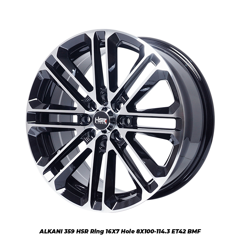 Velg Racing Ring 16 untuk mobil calya, sigra, brio, avanza, city, dll merk HSR Wheel