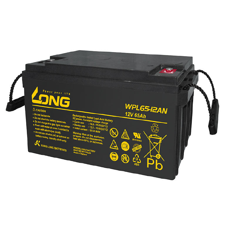 Aki Baterai Long WPL65-12AN Premium 12V 65Ah WPL 65-12AN UPS APC VRLA Battery