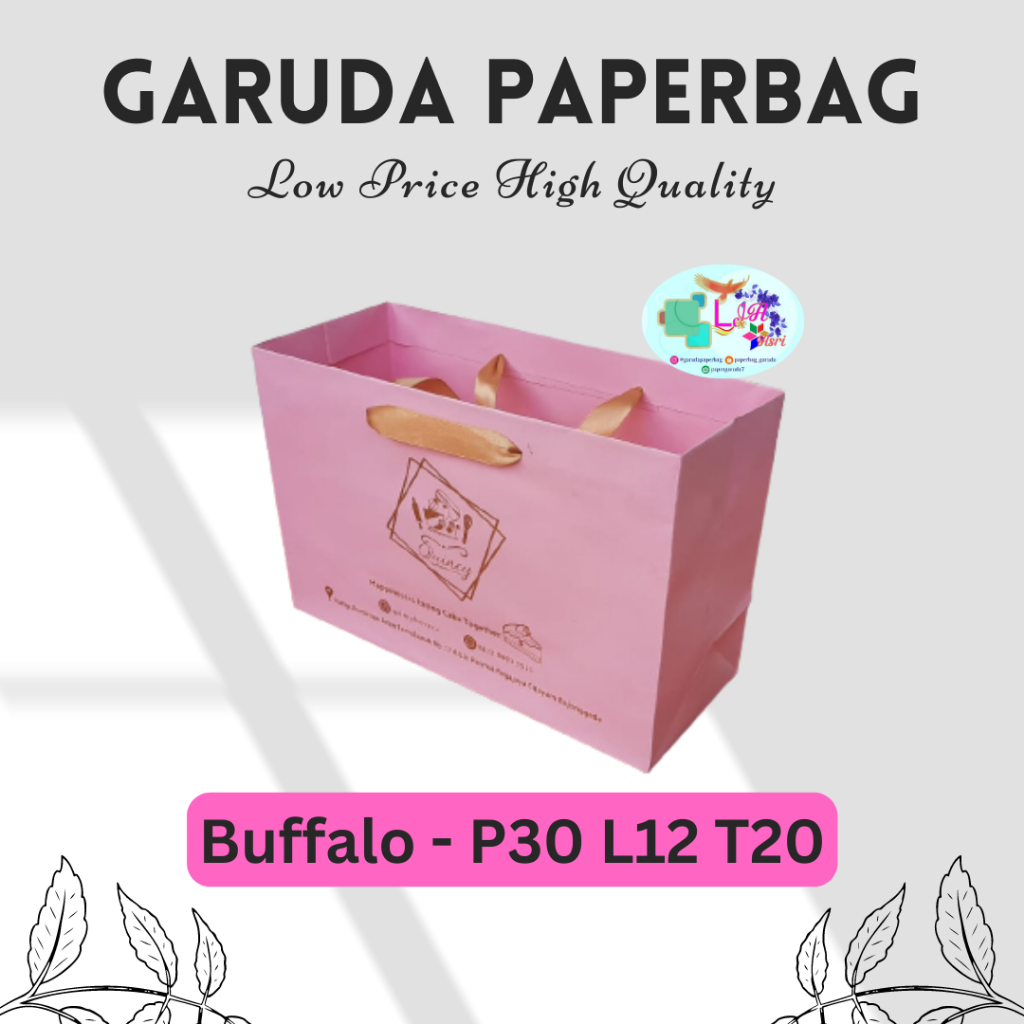 

Paperbag Warna Murah, Paperbag Toko/Butik Bahan BC 160gsm Plus Cetak Logo Desain
