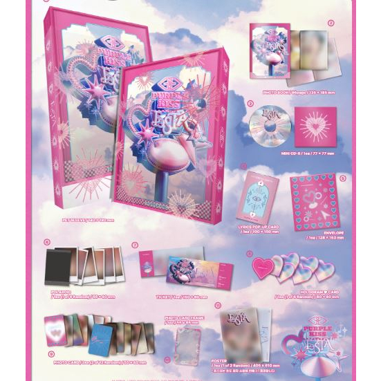 PURPLE KISS 1st Single Album - FESTA