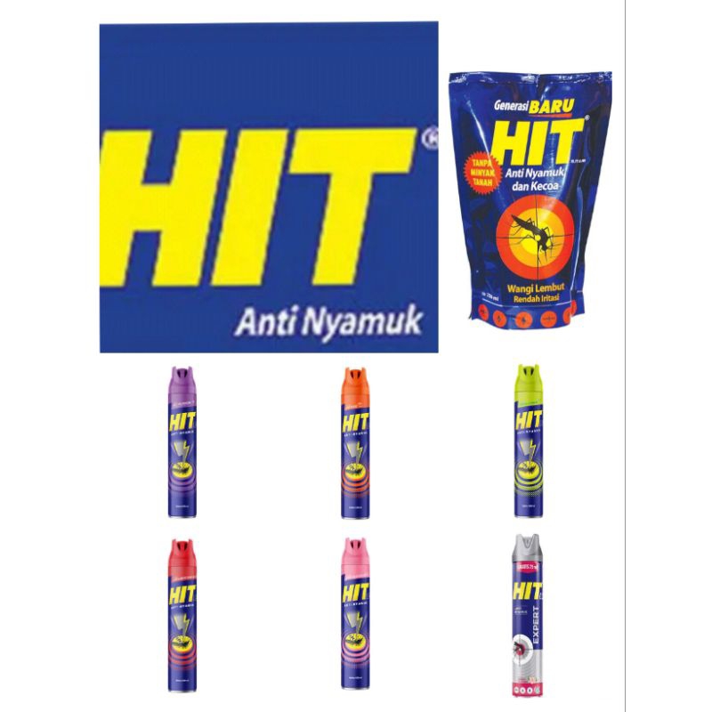 Hit  / Hit Aerosol Obat Anti Nyamuk 400/600 ml / HIT Aerosol / HIT Semprot / Vape / Baygon