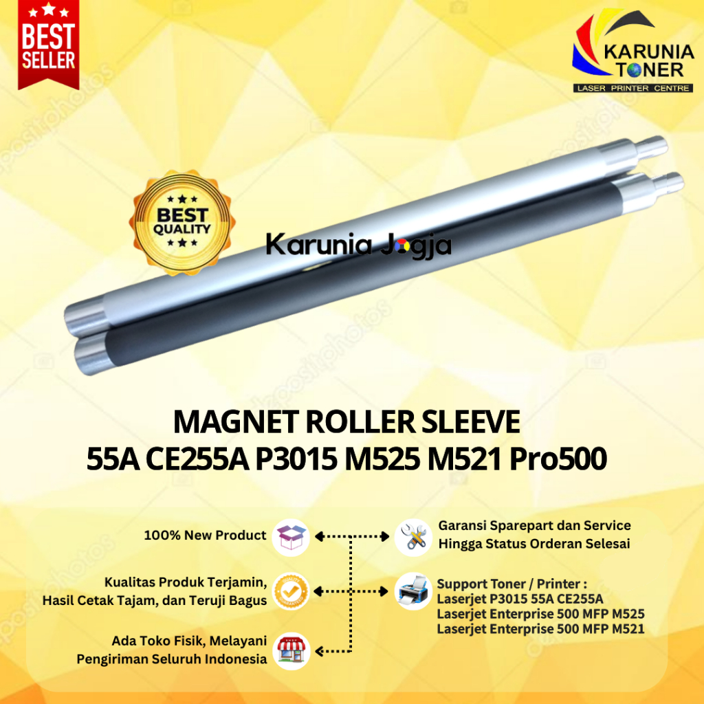 Magnet Roller Sleeve MRS Selongsong 55A CE255A P3015 Laserjet Enterprise 500 MFP M525 M521 Pro500