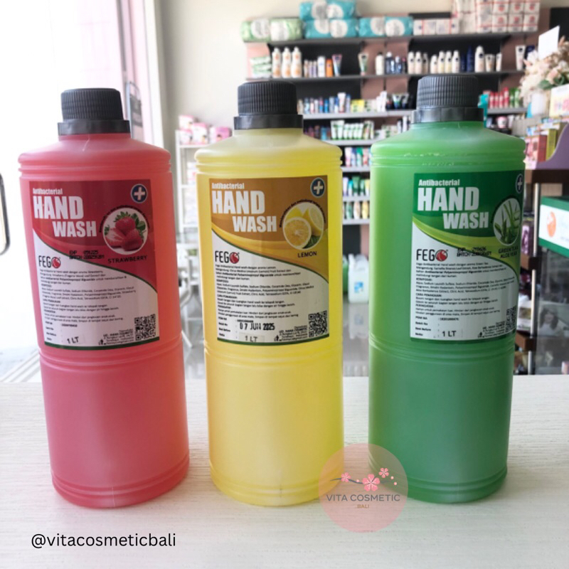 FEGO Hand Wash 1 L (BPOM) Sabun Cuci Tangan
