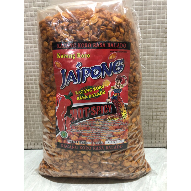 

Kacang Koro Balado 4Kg camilan grosir Kacang Koro pedas