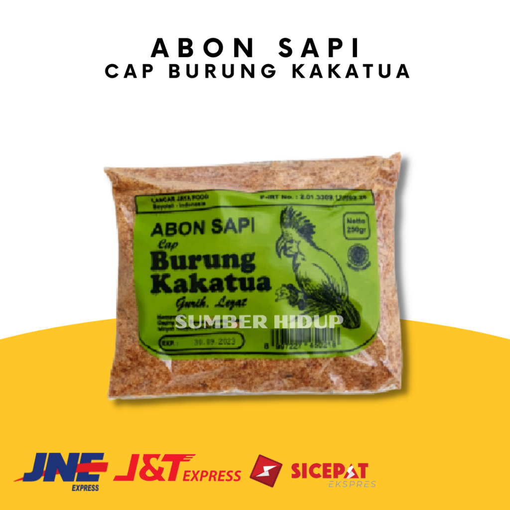 

ABON SAPI CAP BURUNG KAKATUA
