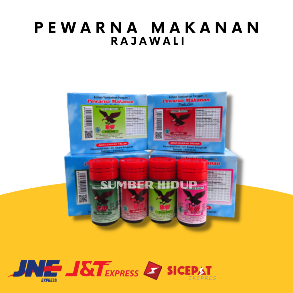 

PEWARNA MAKANAN RAJAWALI 1 LUSIN