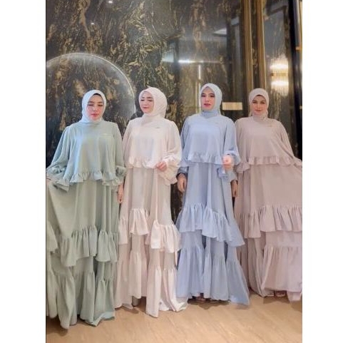 gamis jumbo ss/gamis ss terbaru/gamis mewah