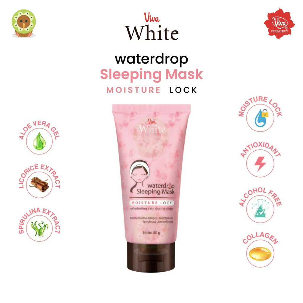 VIVA WHITE WATERDROP SLEEPING MASK - VIVA WATERDROP SLEEPING MASK