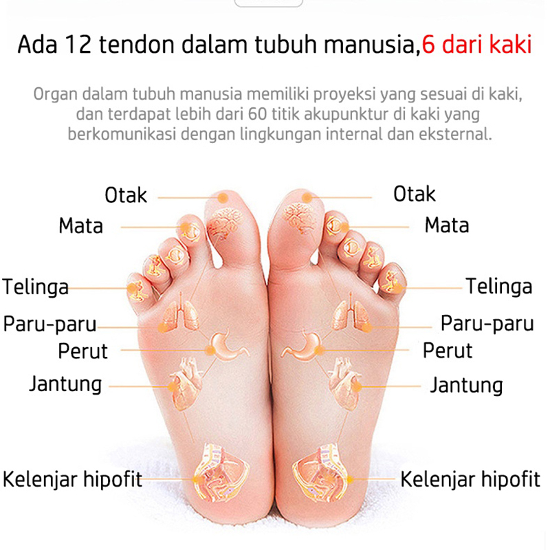 Alat Pijat Kaki Elektrik Bantalan Pijat Kaki EMS Elektrik Alat Terapi Kaki Meningkatkan sirkulasi darah dan membantu tidur dengan remote control