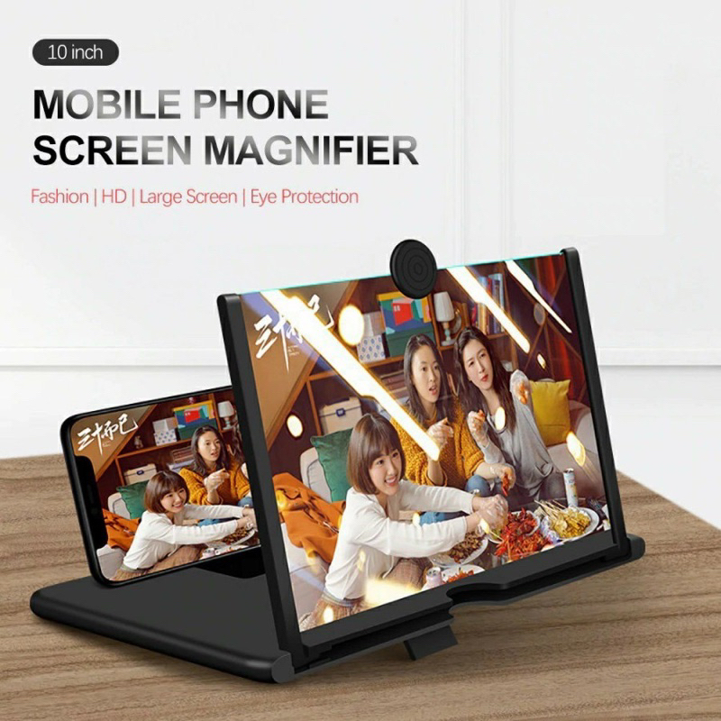 Kaca Pembesar Layar HP 3D Alat Menonton Video Film Lebih Besar — 9