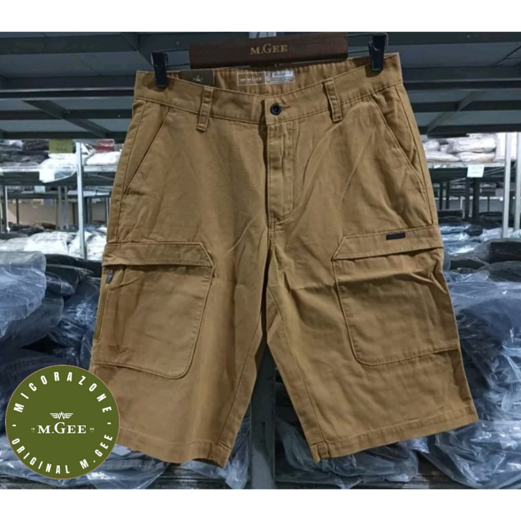Celana Original MGEE - Celana Pendek Cargo Rows 007 Yellow