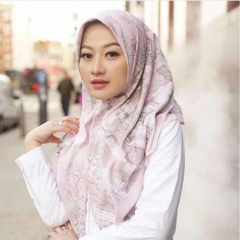 Preloved Buttonscarves New York 1 Pink