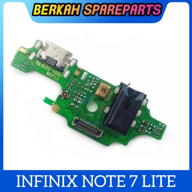 FLEXIBEL FLEXIBLE CHARGER PAPAN CAS INFINIX NOTE 7 LITE X656 PLUG IN MIC HANDFRE