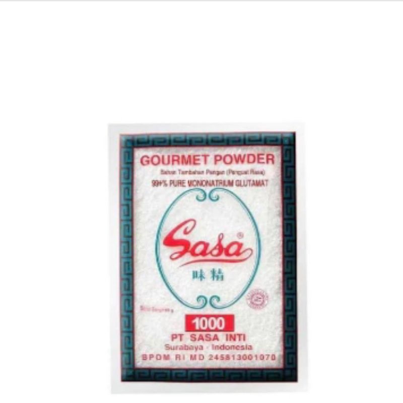 

SASA PENYEDAP RASA KEMASAN 1000 1 PAK ISI 20 SACHET @14 GR