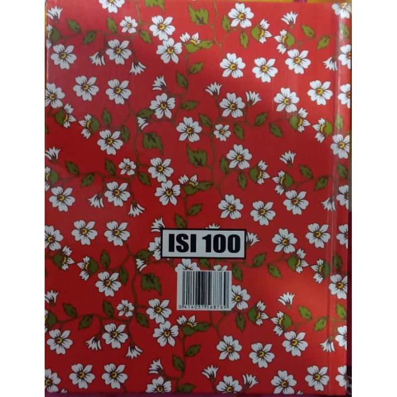 

Buku Tulis Hard Cover Kuarto 100 lembar