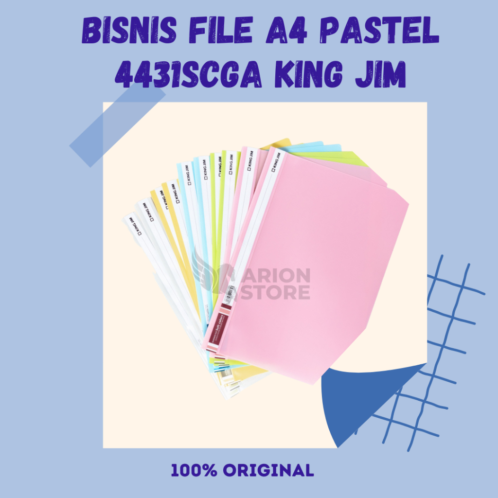 

[ARION STORE] Map Acco A4 4431GA King Jim / Business File Acco A4 4431SCGA King Jim [PCS]