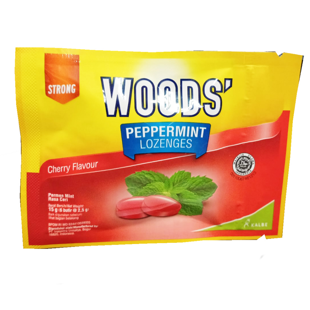 

WOOD'S PEPPERMINT LOZENGES CHERRY FLAVOUR 15g