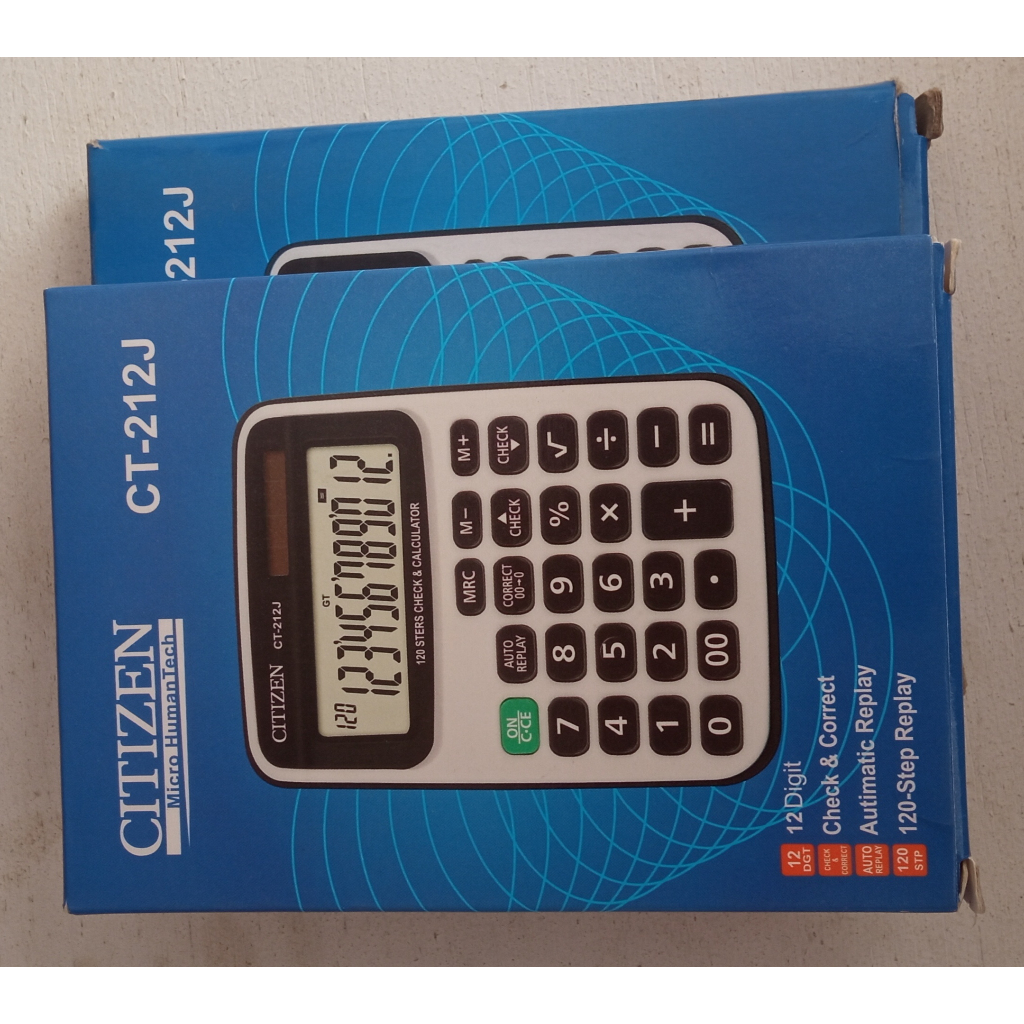 

KALKULATOR CITIZEN CT-212J 12 DIGIT CALCULATOR