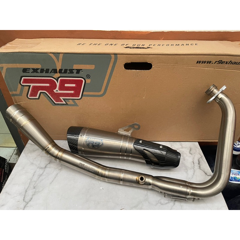 Knalpot R9 H2 R15 v3 Ninja 250 Fi old Ninja 250 Fi 2018 Xmax Stainless