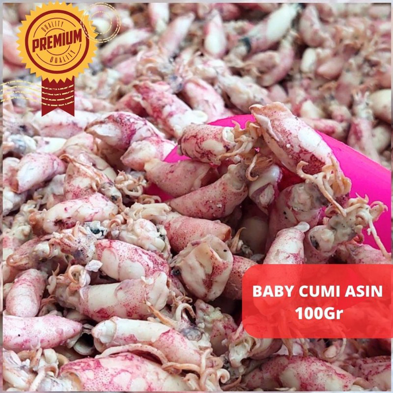 

Baby Cumi Asin Super Premium -+ 100gr - Dewi Sri Mart