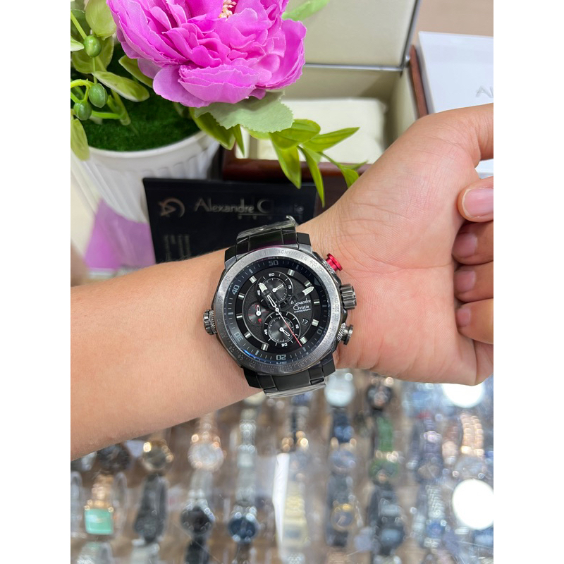 ALEXANDRE CHRISTIE PRIA SPORTY STAINLESS STELL SERI 6565 MC