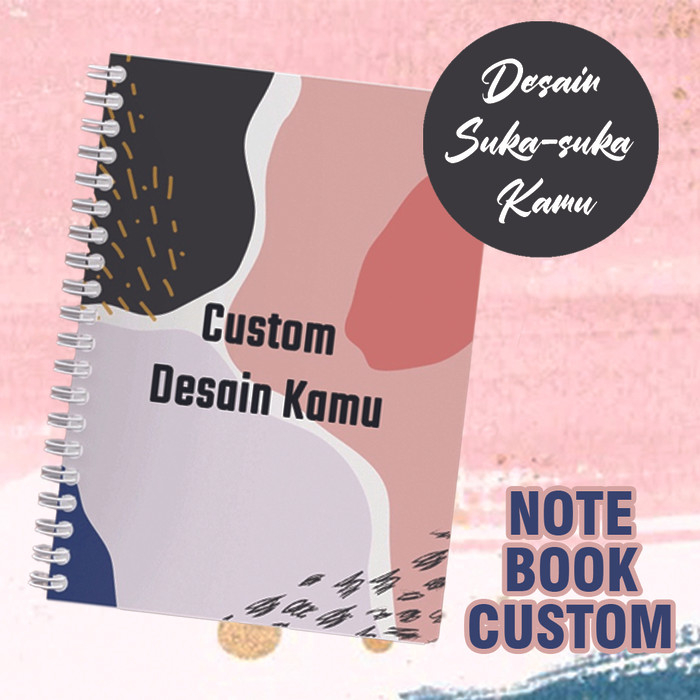 

NOTEBOOK SPIRAL A5 BISA CUSTOM (ART CARTON 260 GR )